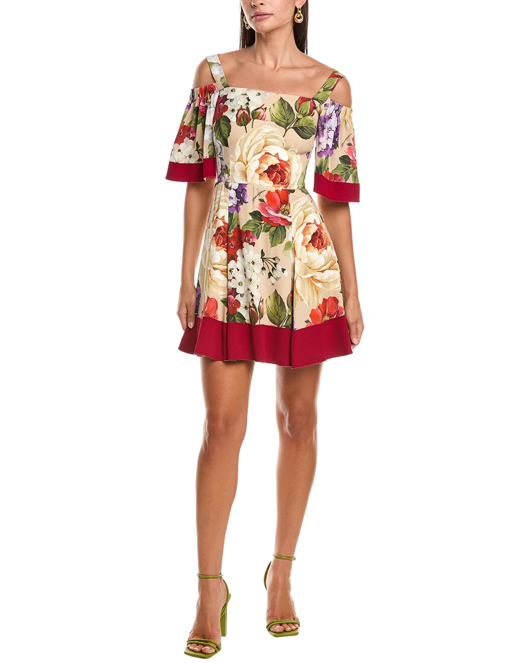 Dolce & Gabbana Silk-Blend Mini Dress