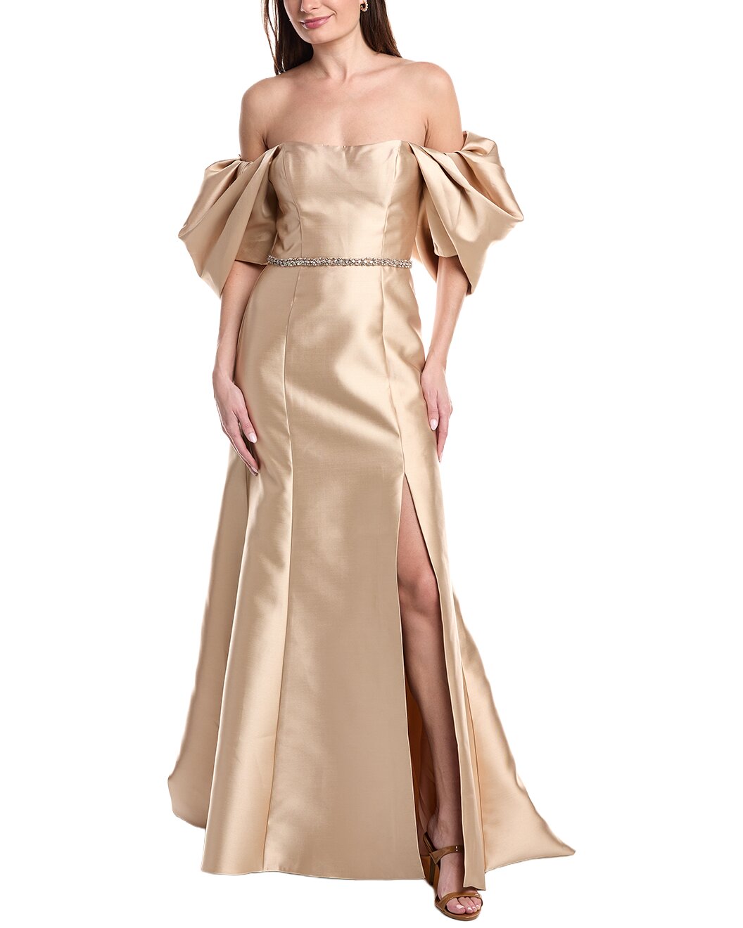 Rene Ruiz Satin Bubble Gown